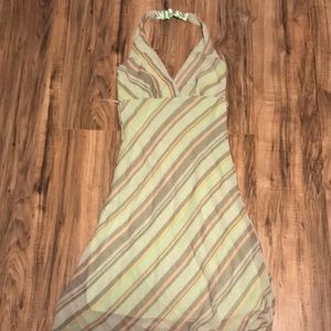 Zako green halter dress size medium